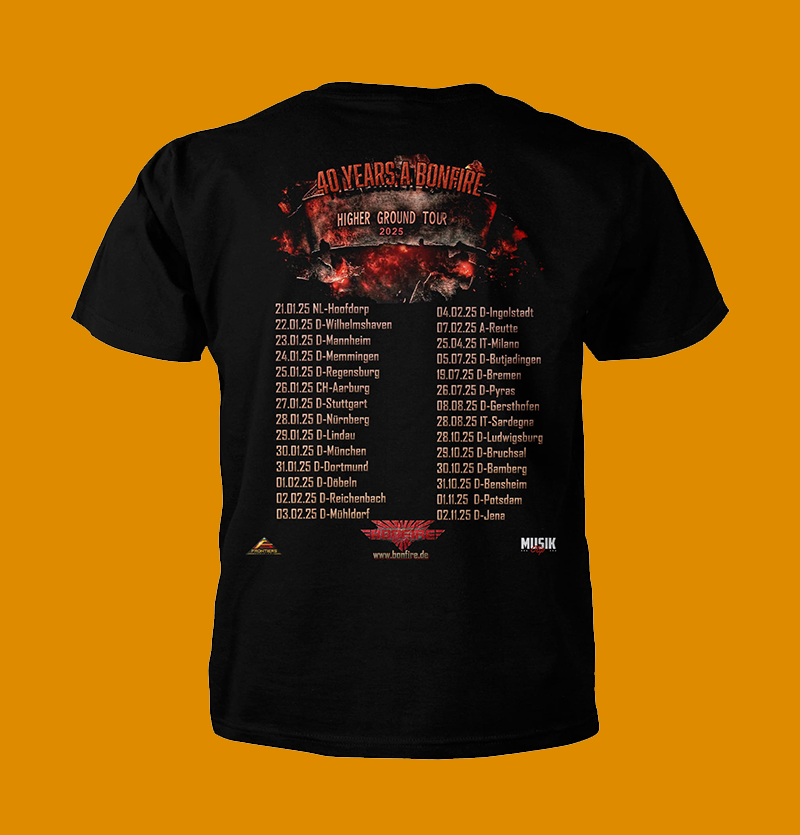 T-Shirt "Higher Ground Tour 2025"